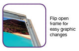 24x36 Light Box With Snap Frames for Easy Graphic Changes