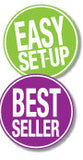 Standard 10 x 10 Event Tent Kit (Full-Color Thermal Imprint, 8 Locations)